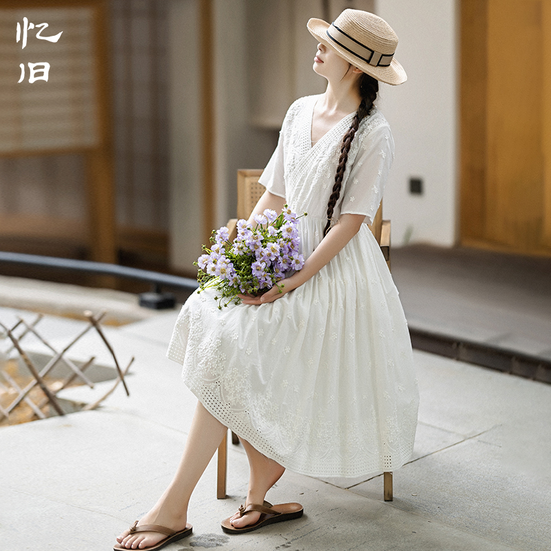 连衣裙2024新款女夏小个子显瘦长裙