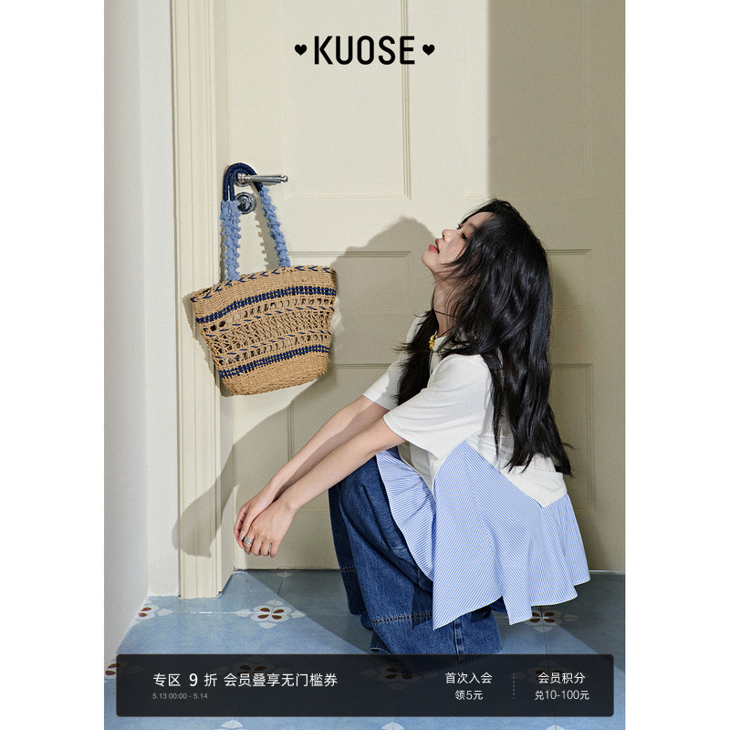 荷叶袖上衣女t恤