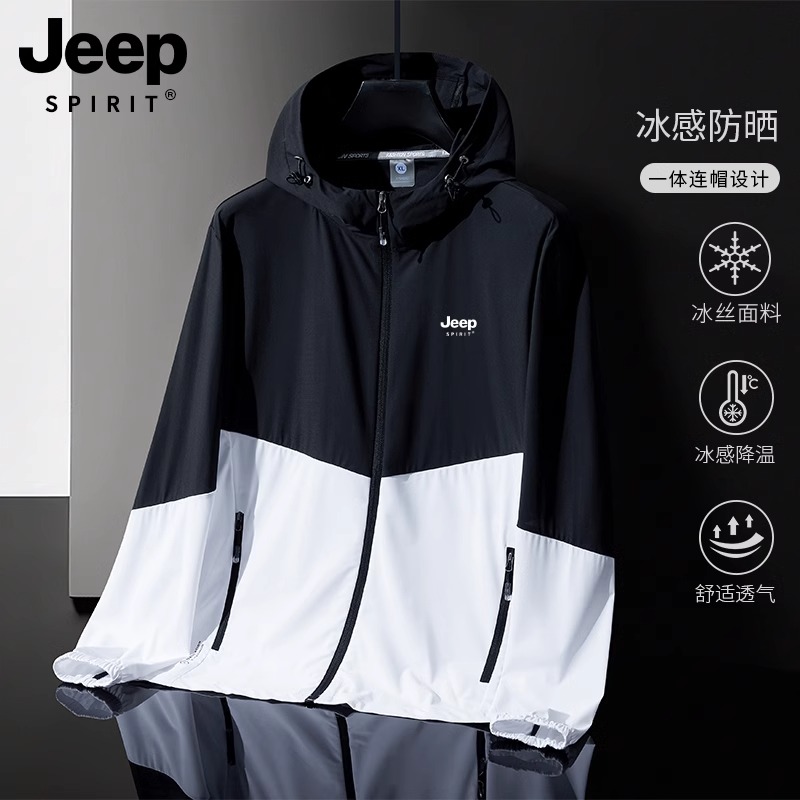 jeep防晒衣男款夏季