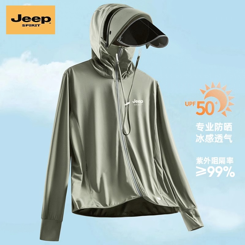 jeep防晒衣男款冰丝