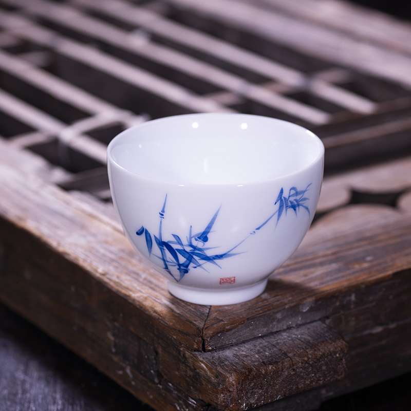 景德镇陶瓷茶杯品茗杯