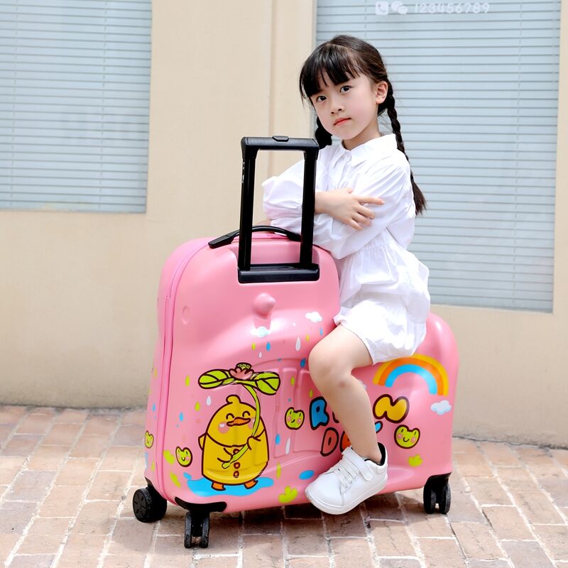 儿童可坐可骑行李箱拉杆箱