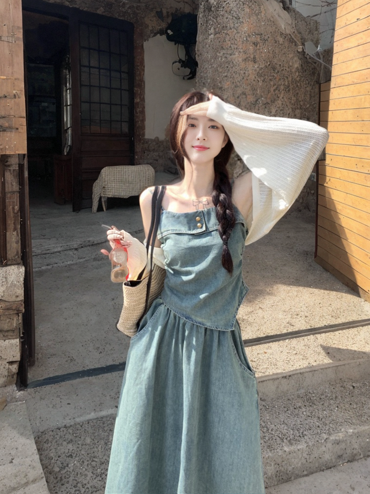 半身裙套装女小个子夏