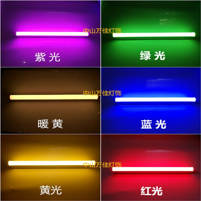 t8灯管一体化led灯黄光