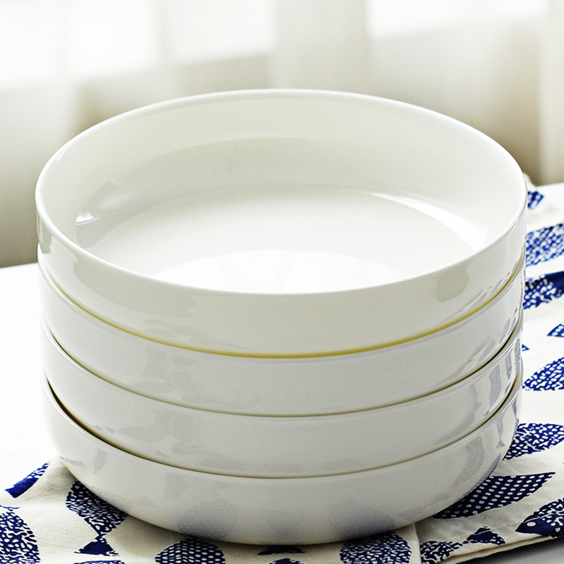 陶瓷盘子家用白色