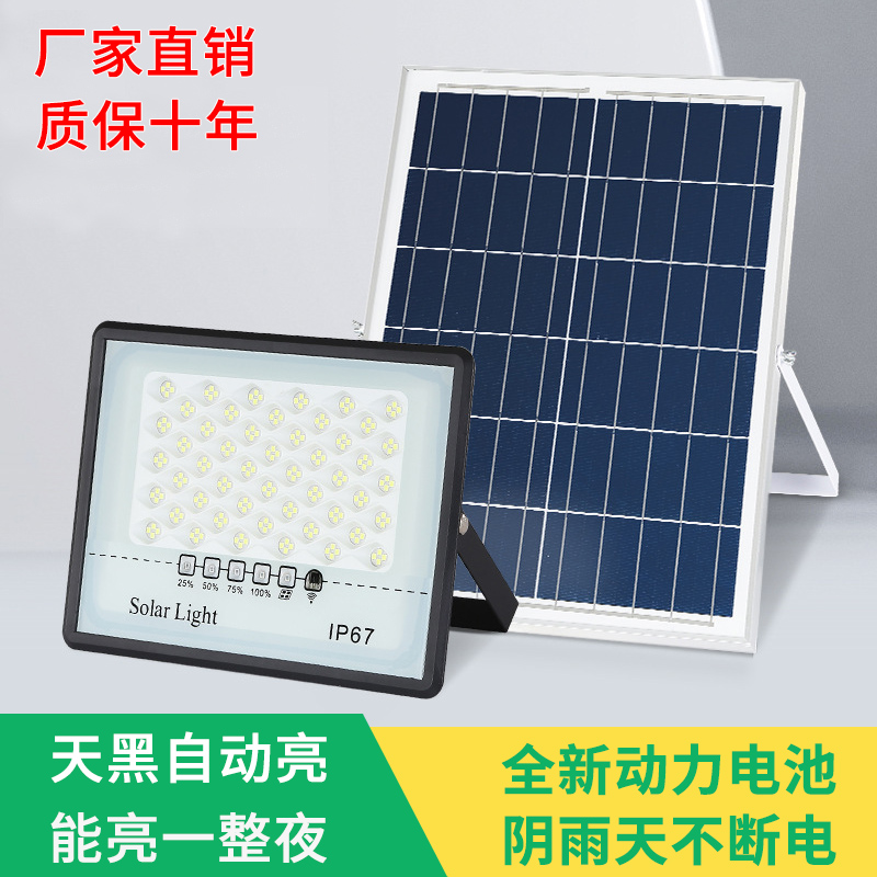 太阳能led投光灯新款户外