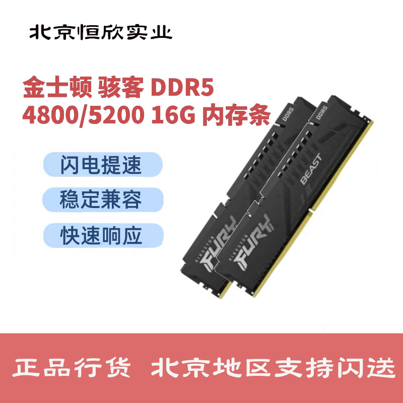 金士顿16g内存条ddr5