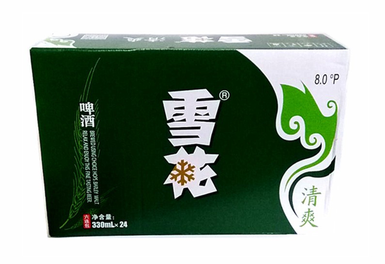 雪花啤酒清爽8度