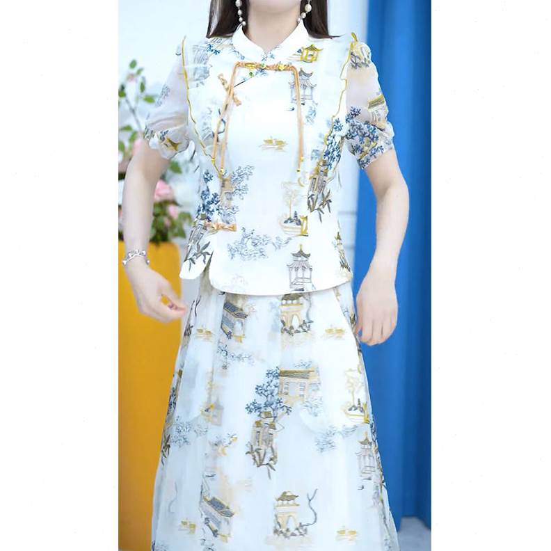 半身裙套装女2024新款夏妈妈