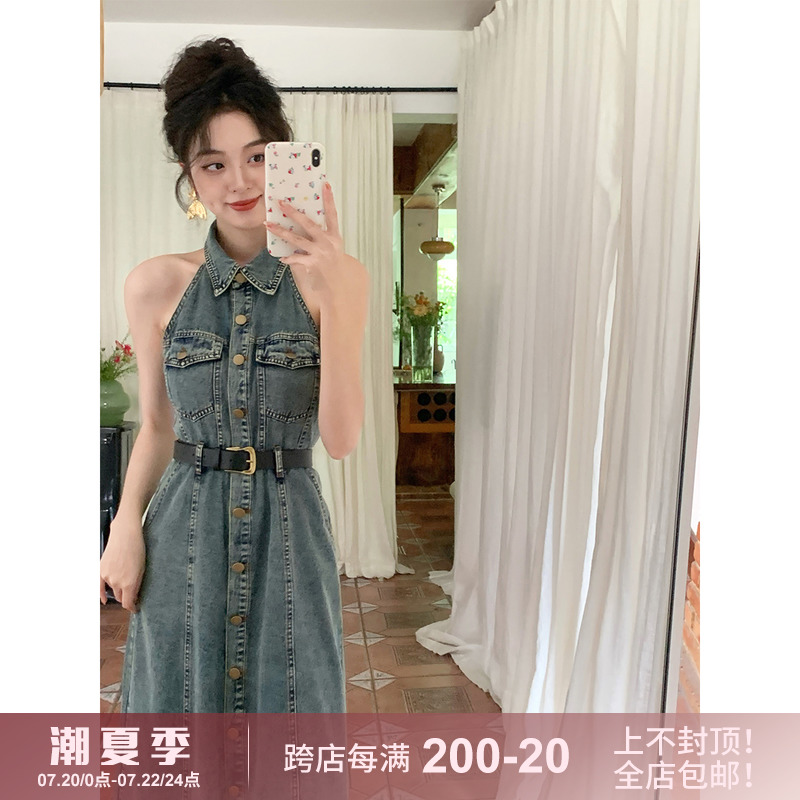 连衣裙女夏显瘦长裙