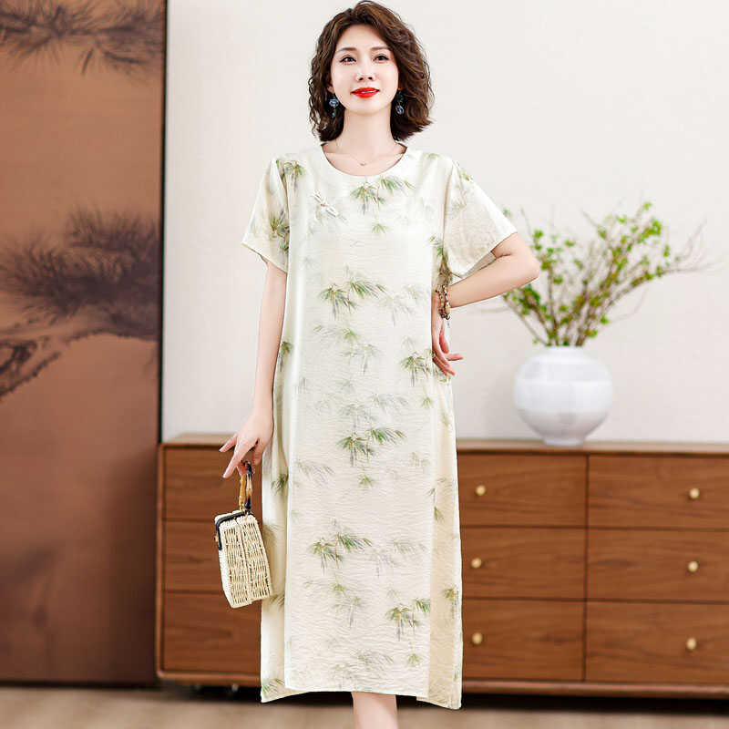 新中式国风改良旗袍高端精致气质连衣裙
