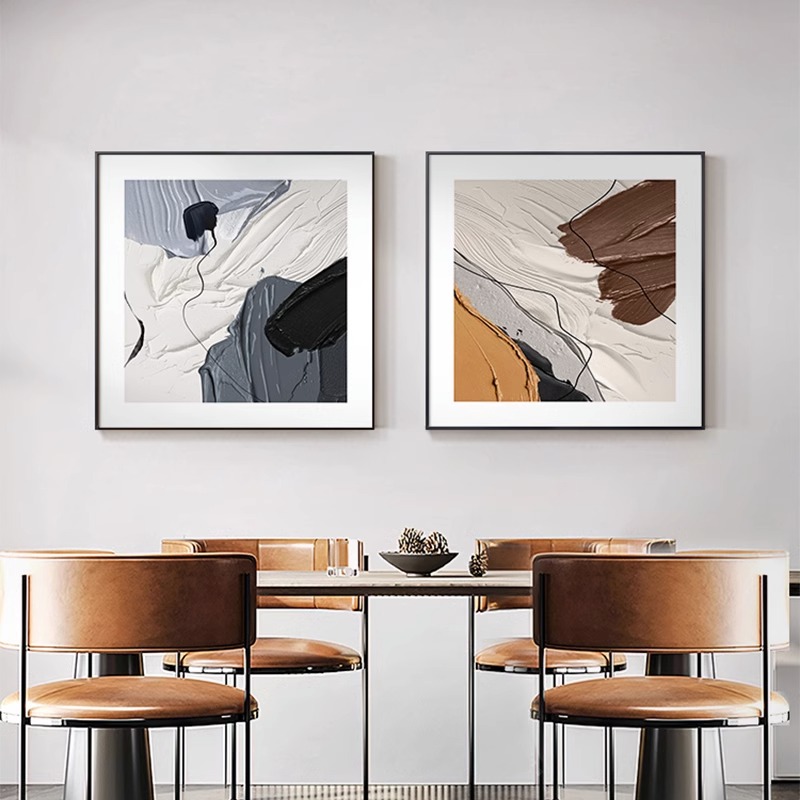 现代简约抽象客厅沙发装饰画