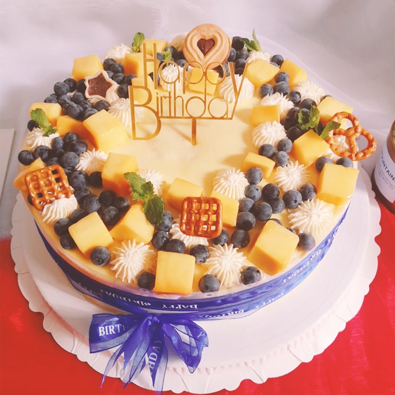 芒果千层生日蛋糕