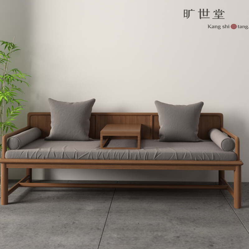 实木沙发床 现代简约风