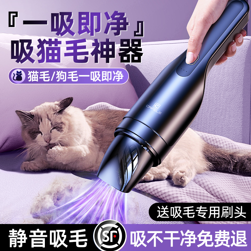 吸尘器猫毛床上