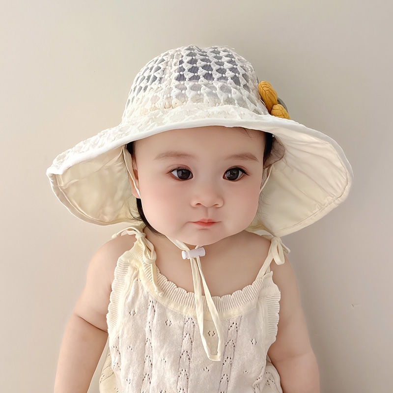 婴儿帽子夏季遮阳女