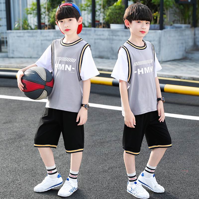 篮球服套装男童10岁夏季