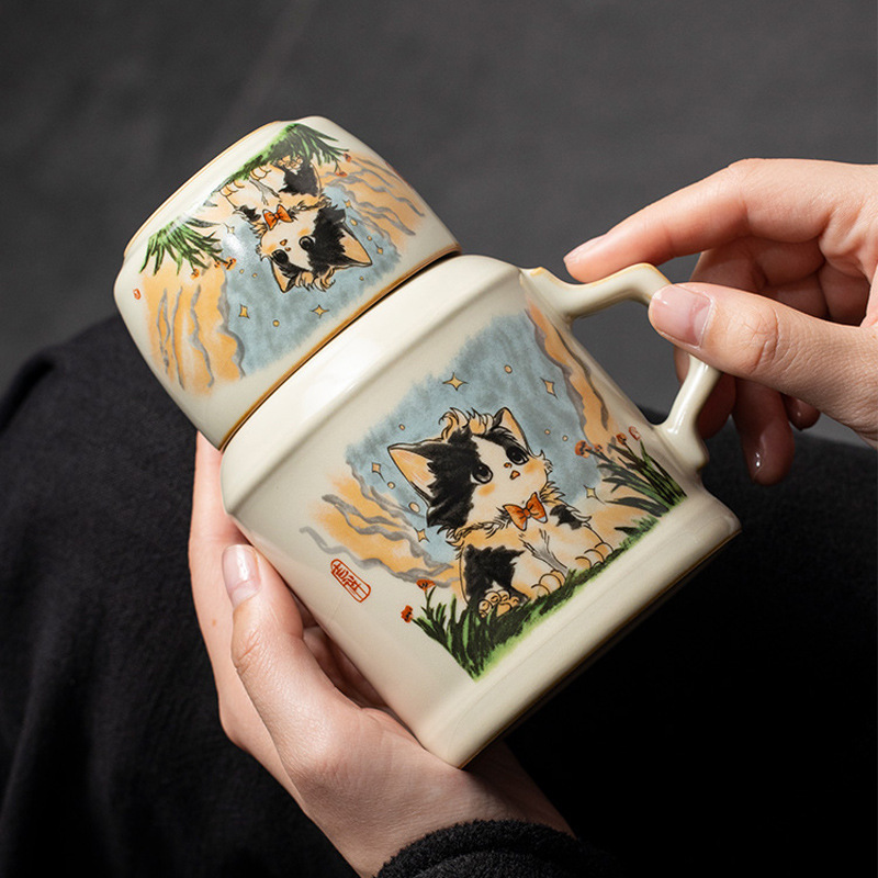 陶瓷茶杯小容量