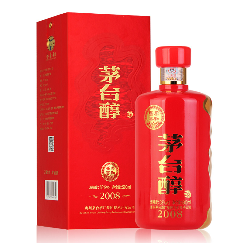 53度茅台醇酱香型白酒500ml