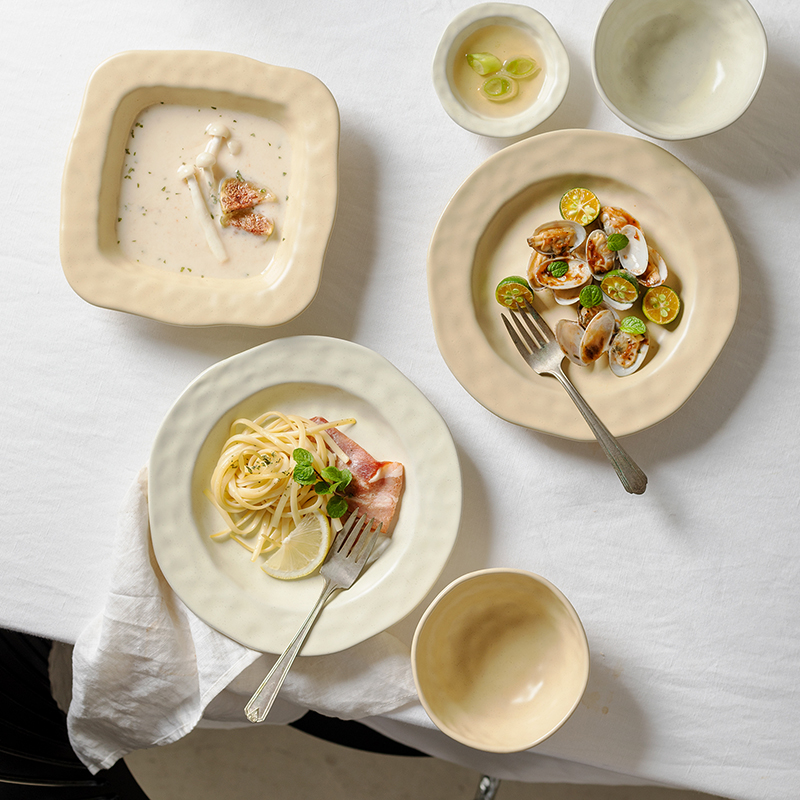 日式碗碟套装家用一人食碗盘餐具