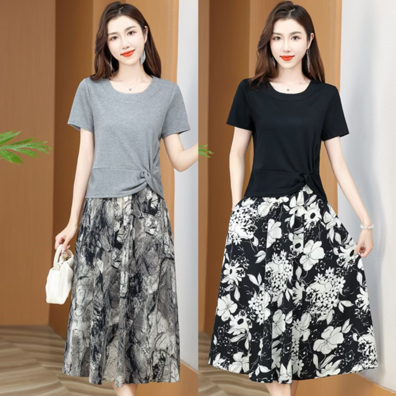 半身裙套装女夏中年
