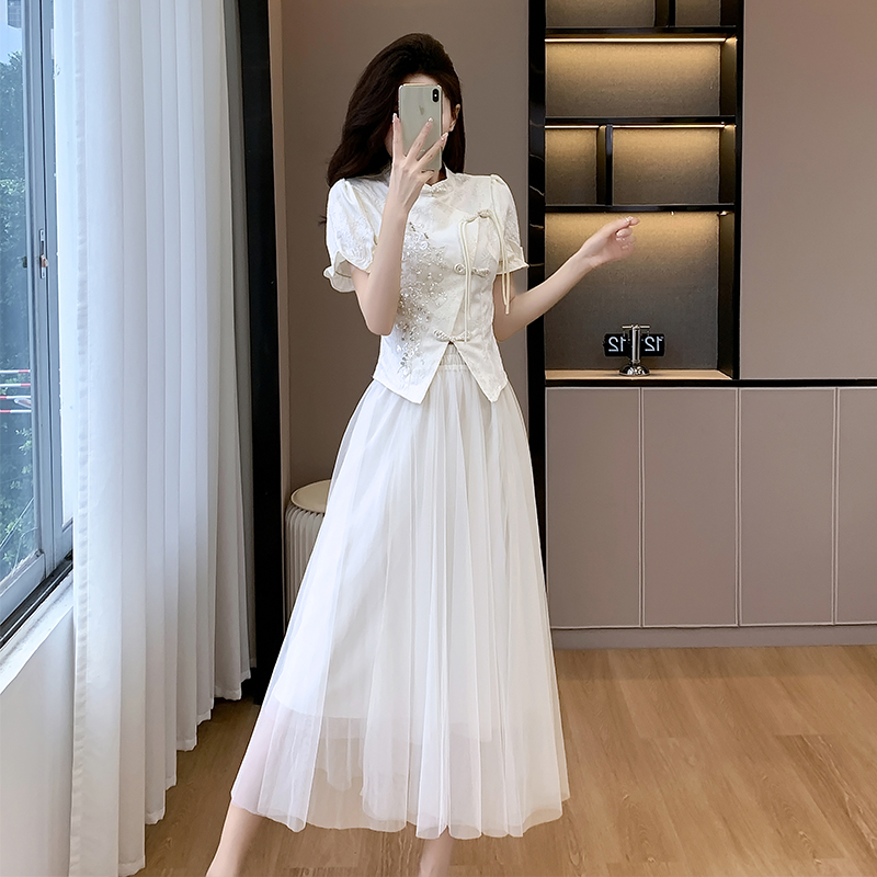 女装2024新款夏半身裙套装小个子