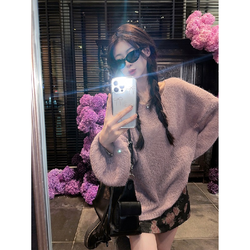 碎花半身裙两件套装秋
