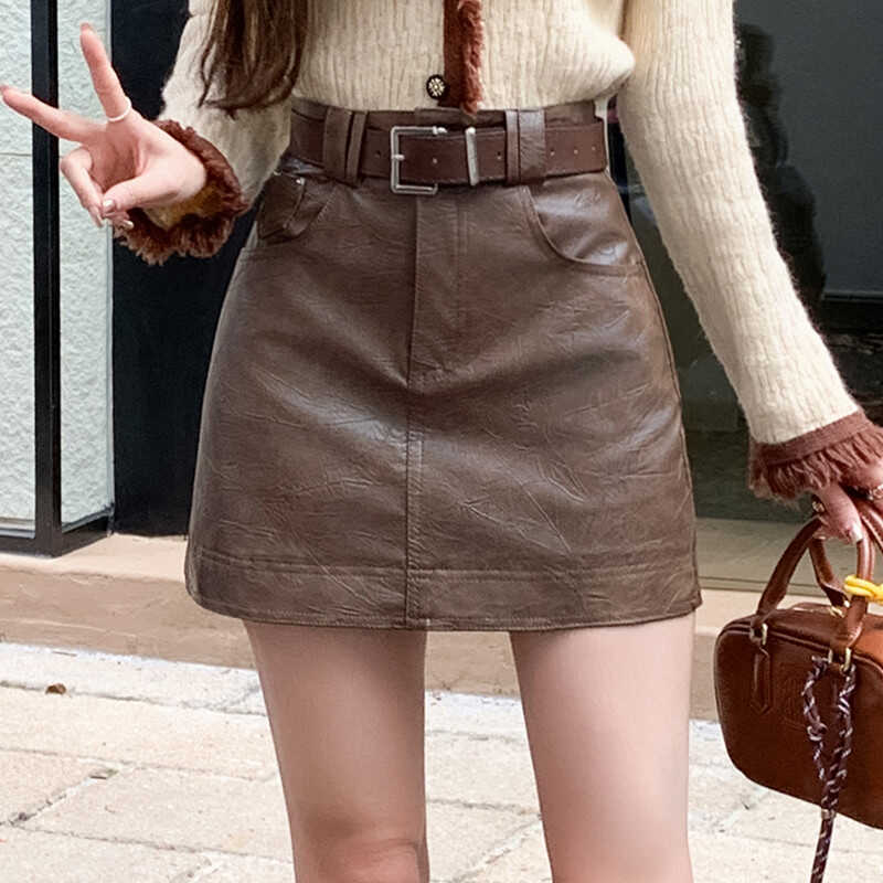 牛仔半身裙女2024新款秋款