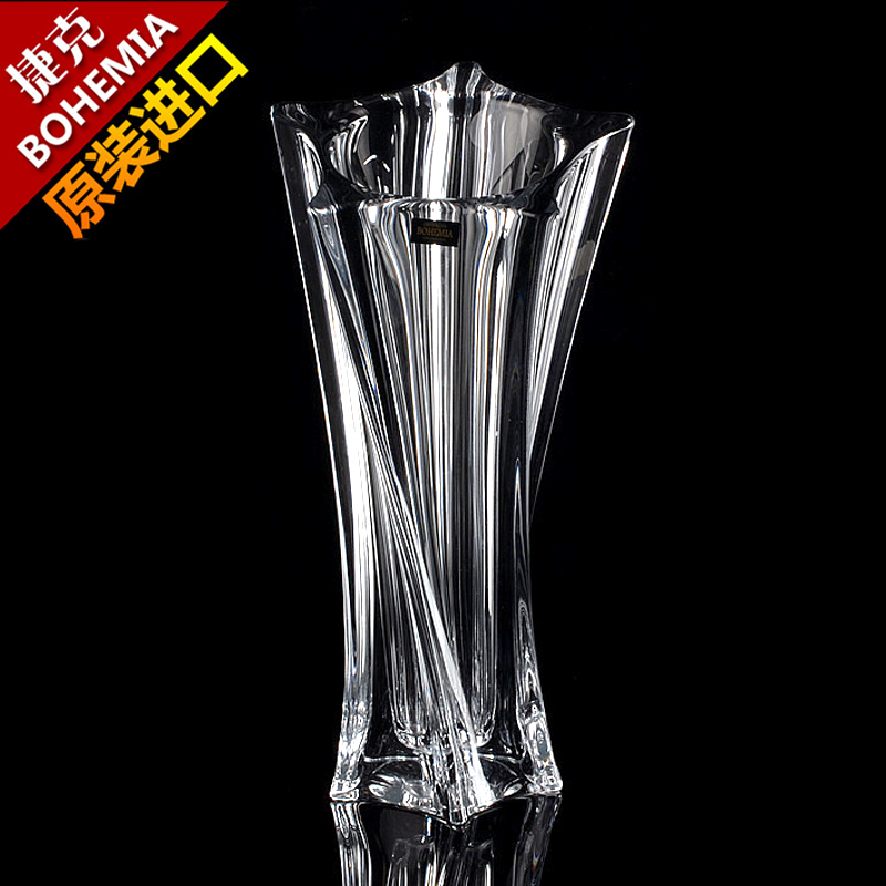 捷克进口bohemia水晶玻璃花瓶