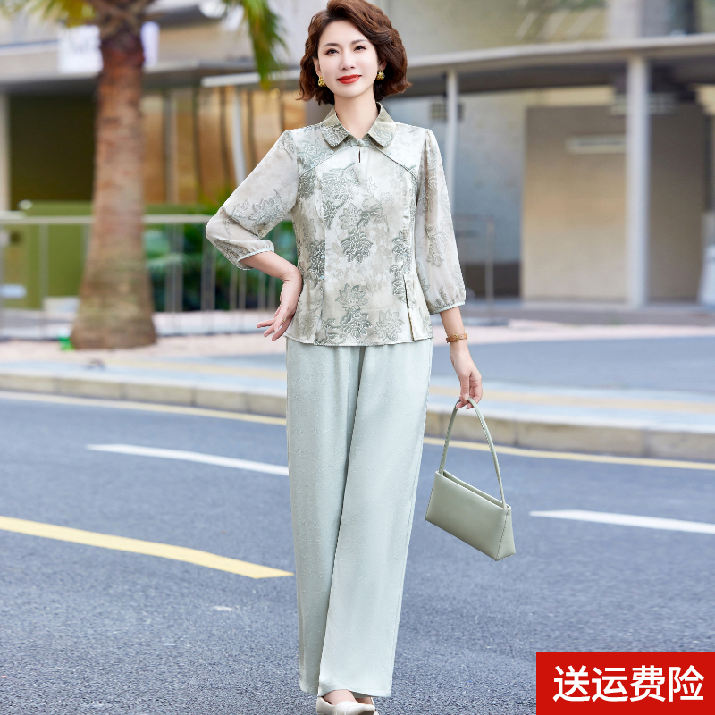 大码气质女装夏套装