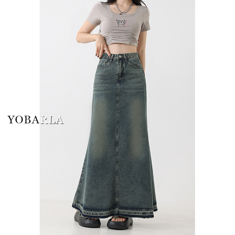 半身裙女夏季长款鱼尾