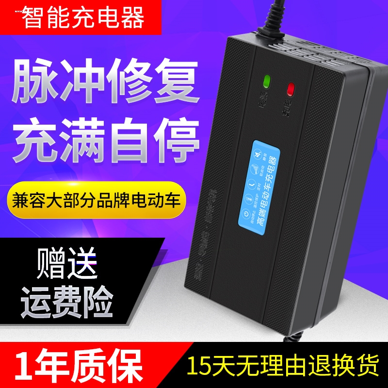 雅迪电动车充电器48v2a